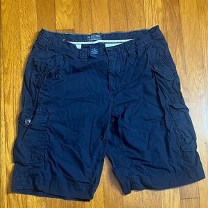 Ralph Lauren navy blue Cargo Shorts Lightweight Cotton